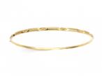 Antique 21kt engraved solid slave bangle