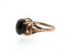 Vintage cat's eye quartz dress ring in 14kt rose gold