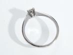 0.25ct diamond solitaire in 18kt white gold