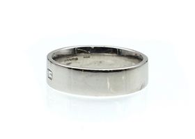 Platinum baguette cut diamond wedding ring