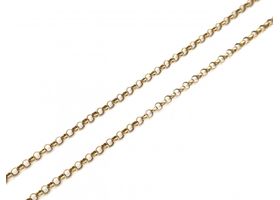 Vintage 9kt yellow gold belcher chain