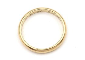 Cartier 18kt yellow gold wedding band