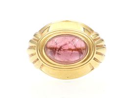 Boucheron Jaipur collection tourmaline ring in yellow gold