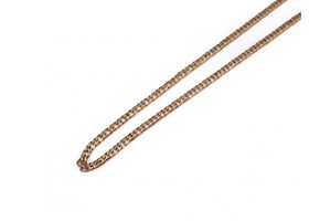 Vintage 9kt rose gold close curb chain
