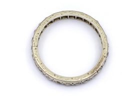 Art Deco diamond set full eternity ring in platinum